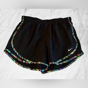 Black Nike Dri Fit Paint Splatter Shorts